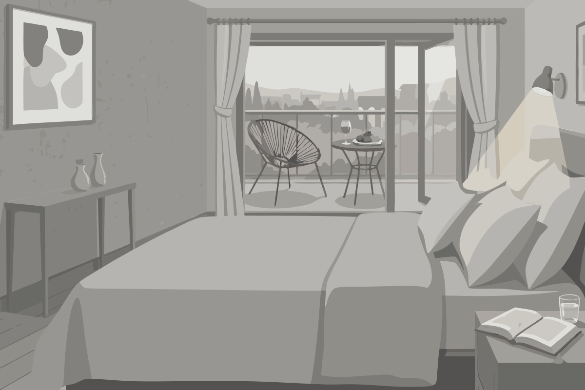 Executive Zimmer mit Poolblick
